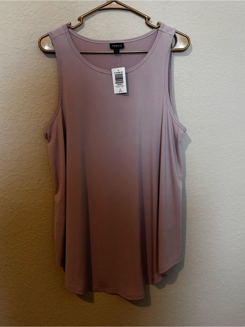 Torrid Womens Violet Ice High Neck Sleeveless Tank Top Size 1X (14-16)